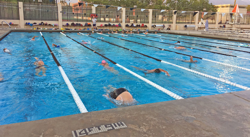 Caltech Masters pool workout